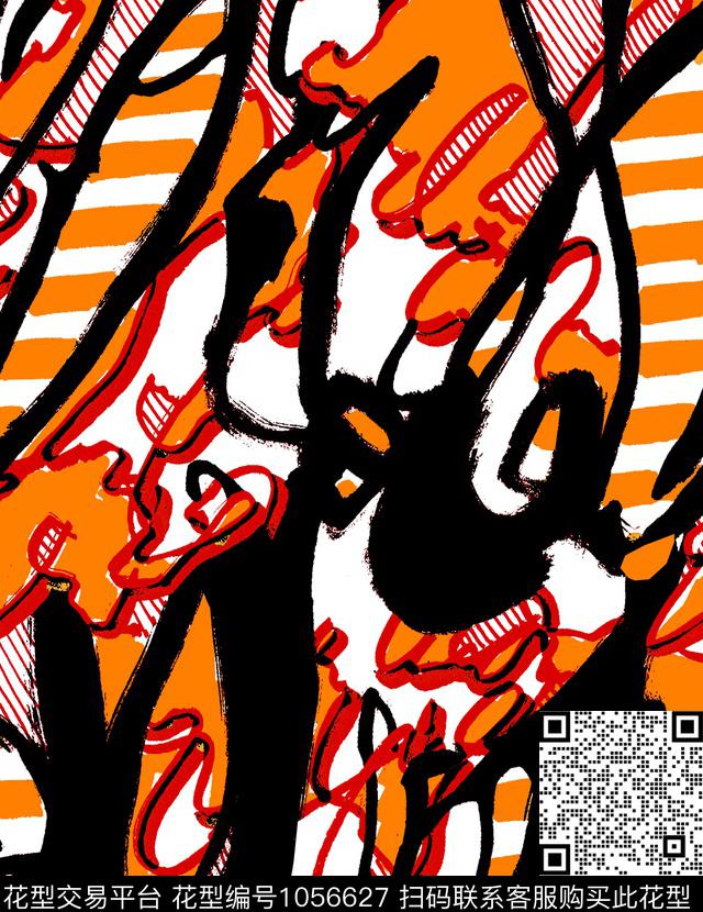 数码华亿平台几何大牌风数码印花华亿平台下载（图片编号: 1056627） - 瓦栏（Walan）