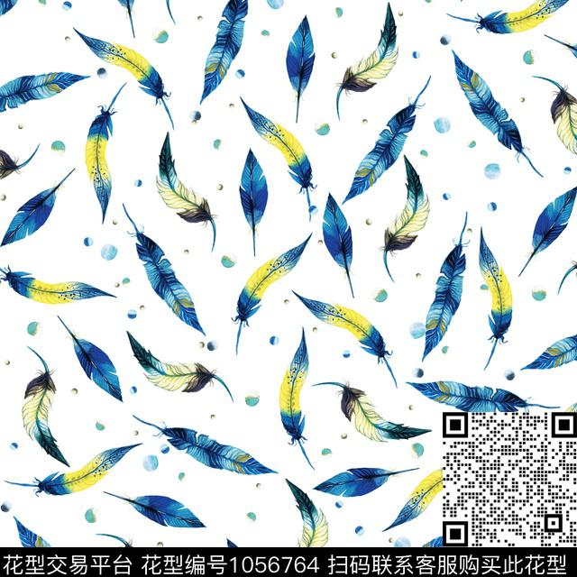 数码华亿平台民族风抽象数码印花华亿平台下载（图片编号: 1056764） - 瓦栏（Walan）