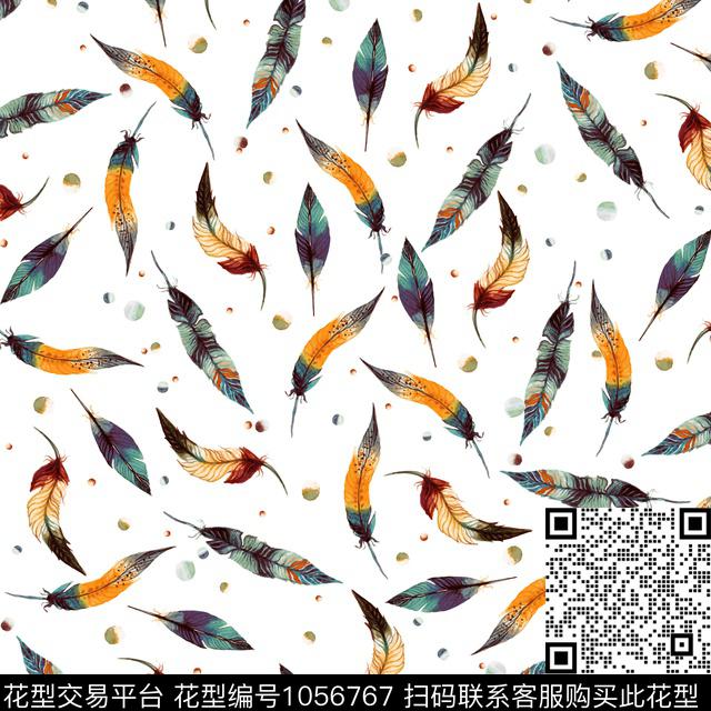 数码华亿平台民族风抽象数码印花华亿平台下载（图片编号: 1056767） - 瓦栏（Walan）