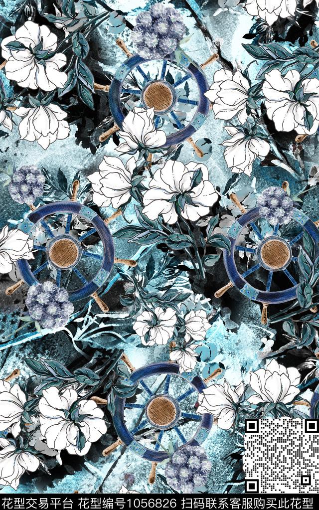 数码华亿平台民族风抽象数码印花华亿平台下载（图片编号: 1056826） - 瓦栏（Walan）