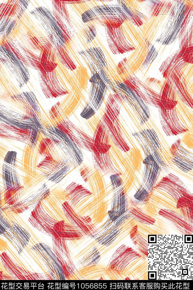 条纹民族风格子数码印花华亿平台下载（图片编号: 1056855） - 瓦栏（Walan）