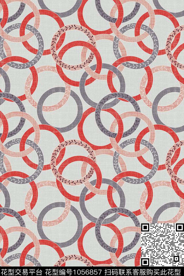 条纹民族风格子数码印花华亿平台下载（图片编号: 1056857） - 瓦栏（Walan）