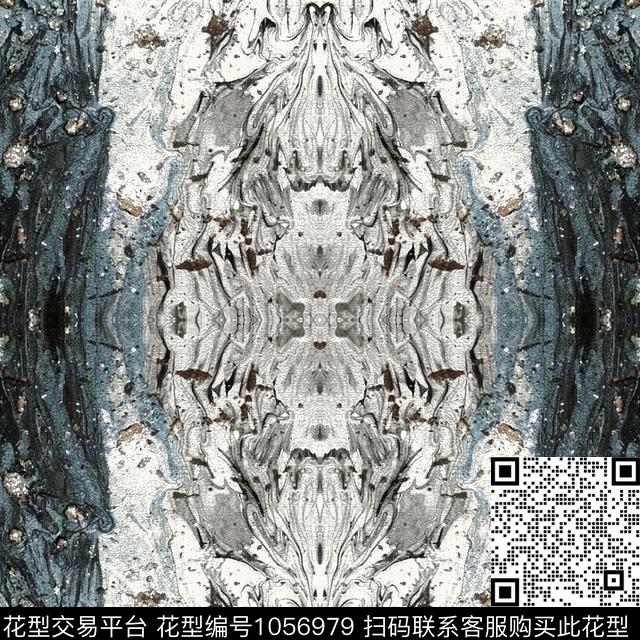 数码华亿平台抽象女装数码印花华亿平台下载（图片编号: 1056979） - 瓦栏（Walan）