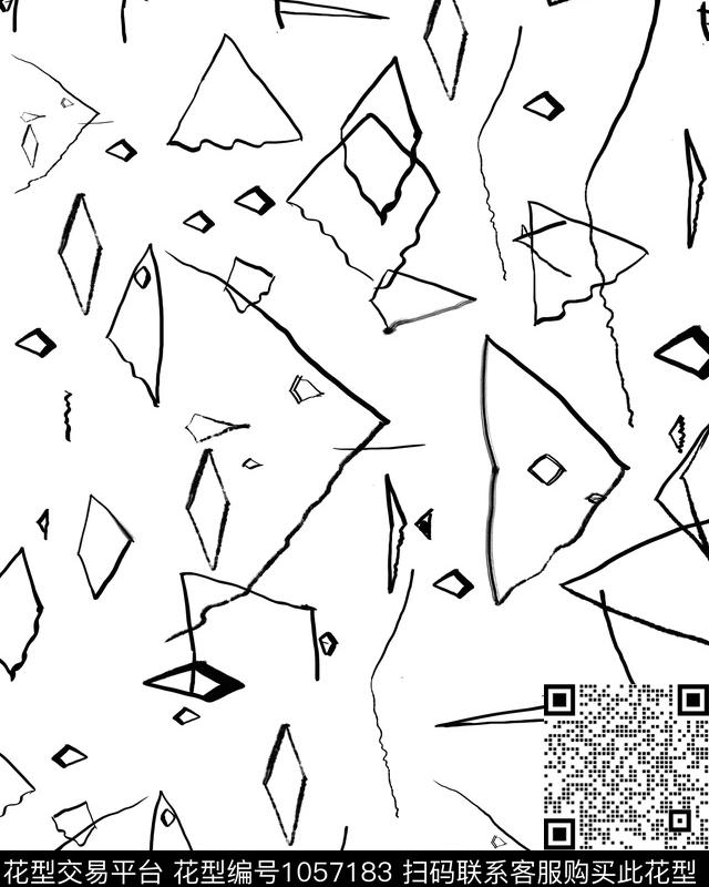 抽象休闲男装传统印花华亿平台下载（图片编号: 1057183） - 瓦栏（Walan）