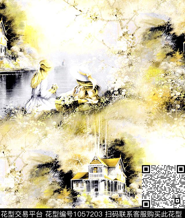 数码华亿平台大牌风风景景观数码印花华亿平台下载（图片编号: 1057203） - 瓦栏（Walan）