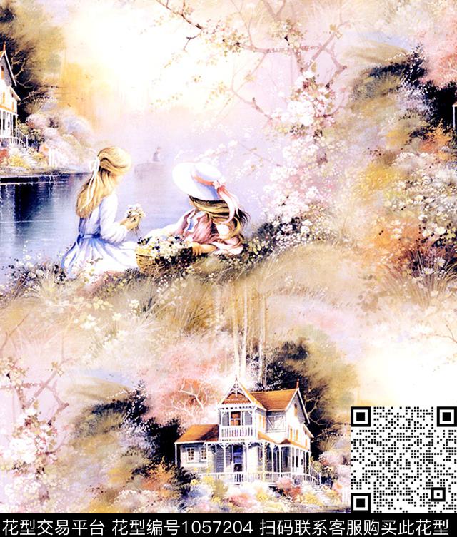 数码华亿平台民族风大牌风数码印花华亿平台下载（图片编号: 1057204） - 瓦栏（Walan）