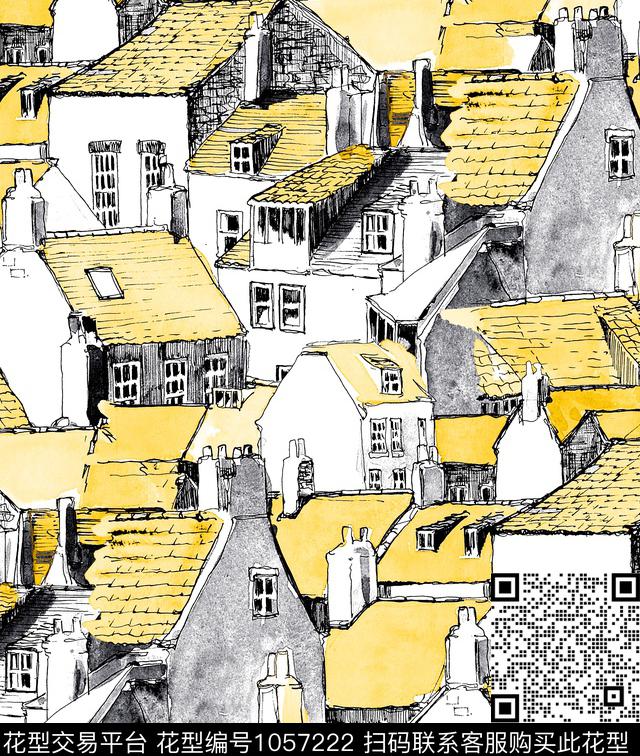 数码华亿平台民族风几何数码印花华亿平台下载（图片编号: 1057222） - 瓦栏（Walan）