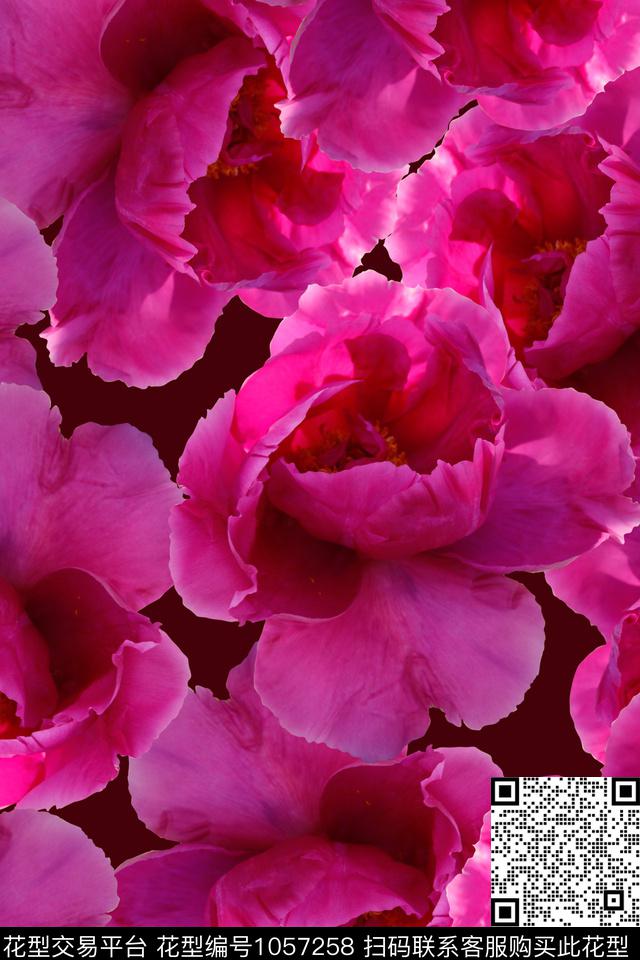数码华亿平台春夏华亿平台花卉数码印花华亿平台下载（图片编号: 1057258） - 瓦栏（Walan）