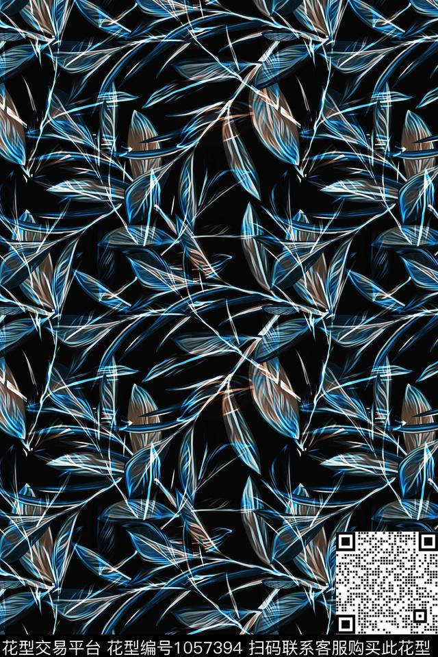 数码华亿平台民族风抽象数码印花华亿平台下载（图片编号: 1057394） - 瓦栏（Walan）