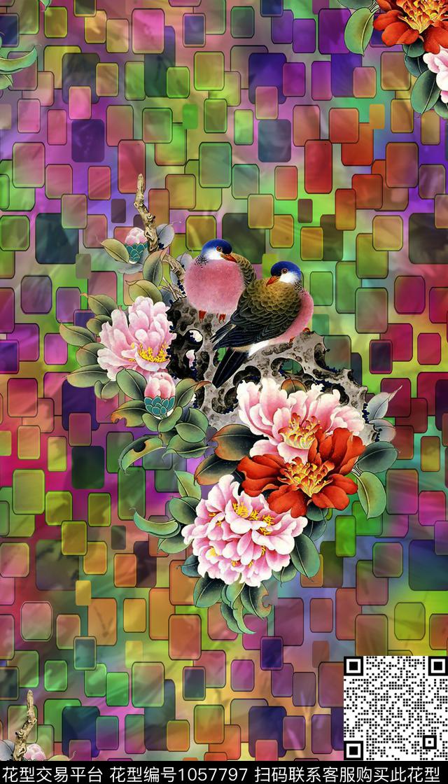 数码华亿平台女装动物数码印花华亿平台下载（图片编号: 1057797） - 瓦栏（Walan）