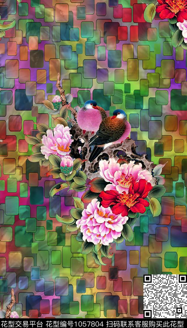 数码华亿平台女装动物数码印花华亿平台下载（图片编号: 1057804） - 瓦栏（Walan）