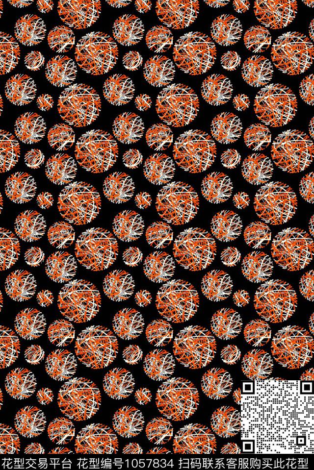 条纹民族风抽象数码印花华亿平台下载（图片编号: 1057834） - 瓦栏（Walan）