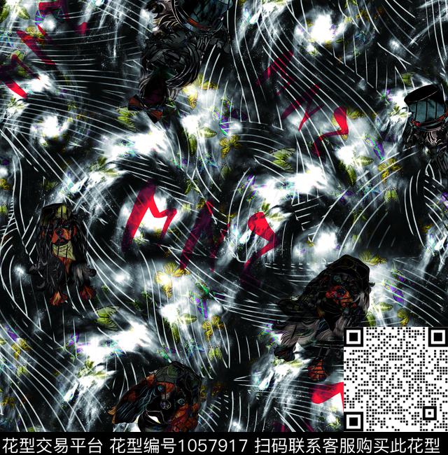 数码华亿平台创意男装数码印花华亿平台下载（图片编号: 1057917） - 瓦栏（Walan）