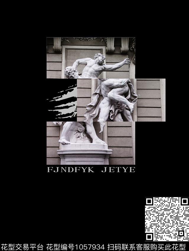 艺术创意抽象数码印花华亿平台下载（图片编号: 1057934） - 瓦栏（Walan）