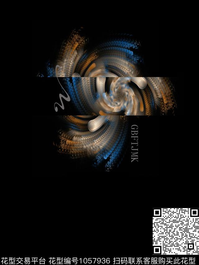 艺术创意抽象数码印花华亿平台下载（图片编号: 1057936） - 瓦栏（Walan）