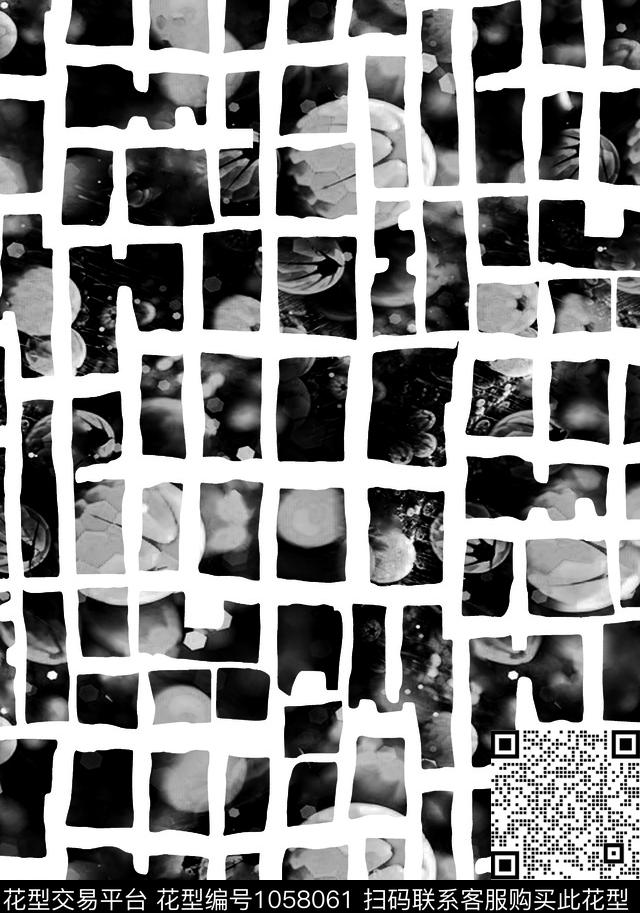 抽象休闲男装数码印花华亿平台下载（图片编号: 1058061） - 瓦栏（Walan）