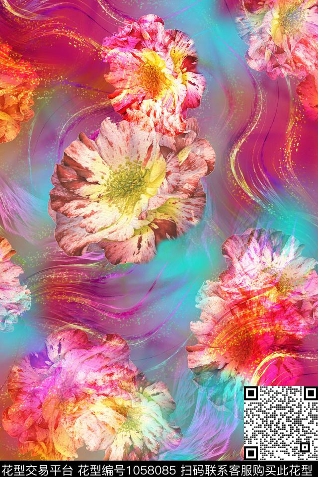 肌理3D立体数码印花华亿平台下载（图片编号: 1058085） - 瓦栏（Walan）