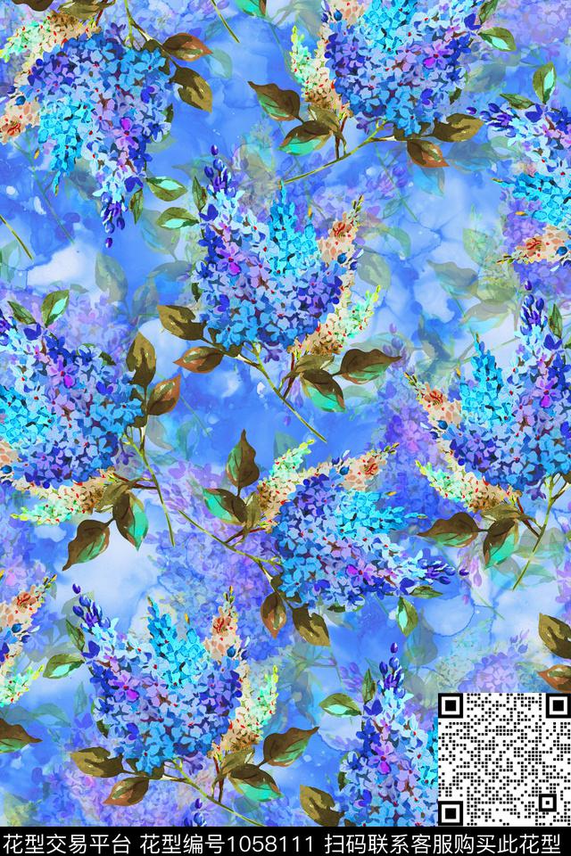 数码华亿平台抽象数码印花华亿平台下载（图片编号: 1058111） - 瓦栏（Walan）