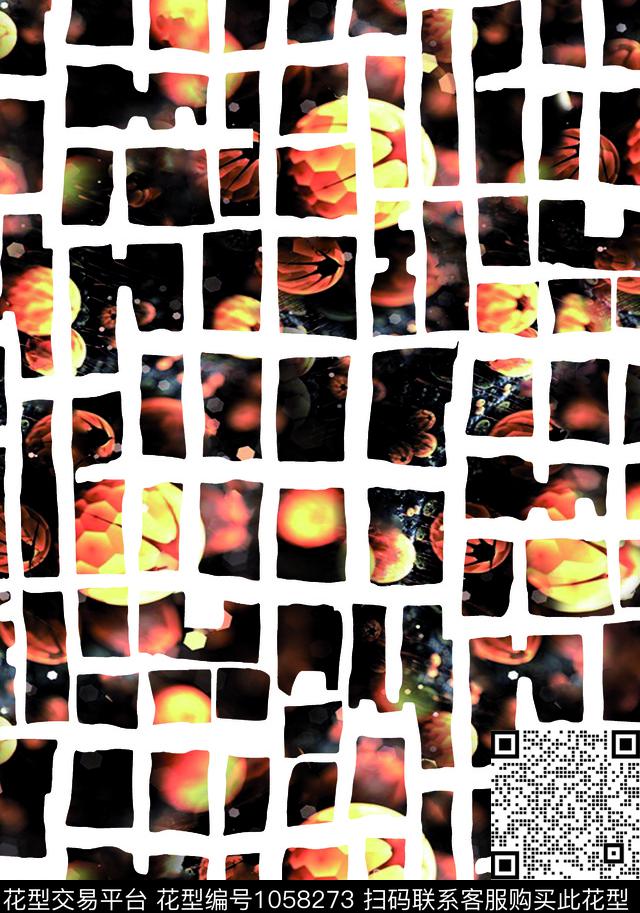 抽象休闲男装数码印花华亿平台下载（图片编号: 1058273） - 瓦栏（Walan）