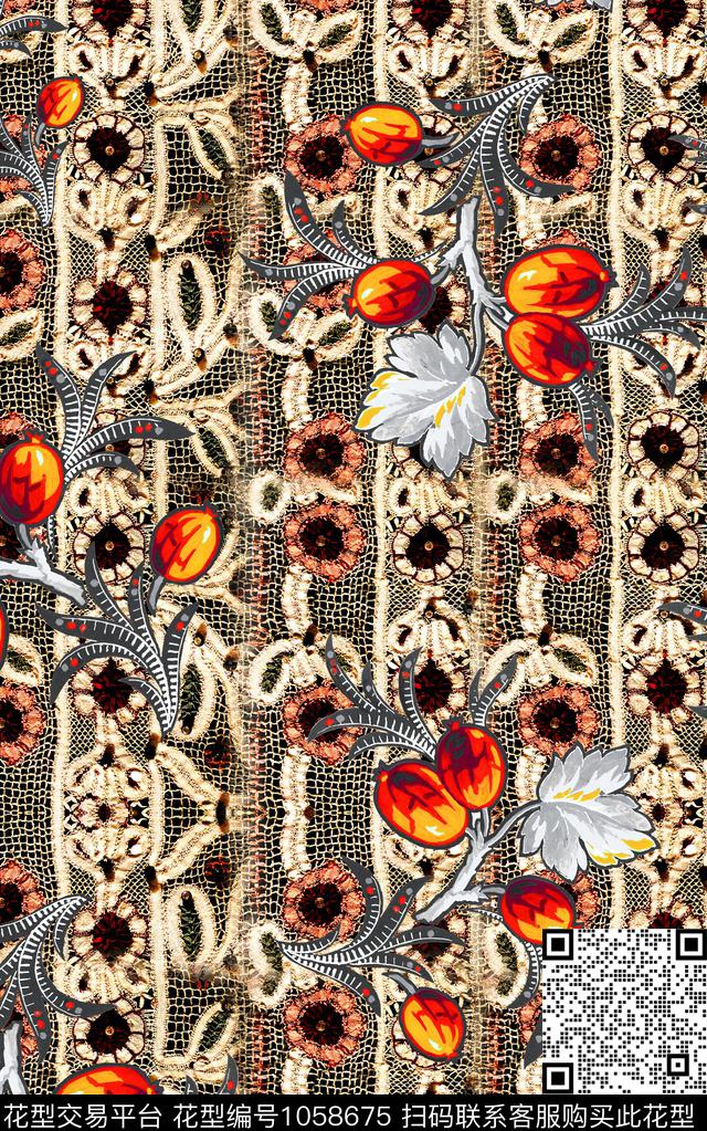 数码华亿平台民族风中老年数码印花华亿平台下载（图片编号: 1058675） - 瓦栏（Walan）