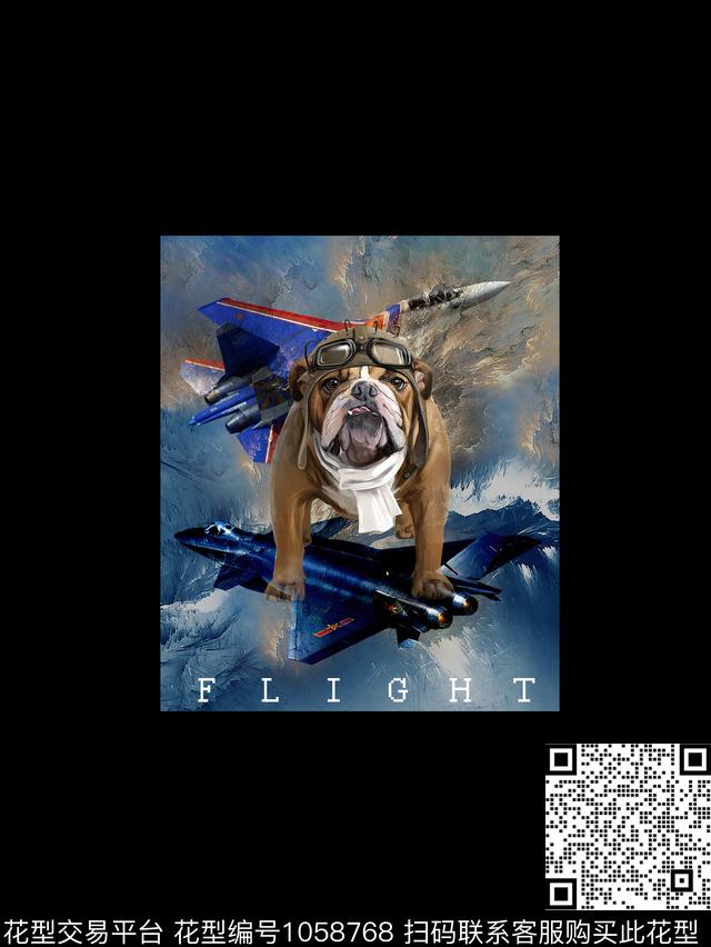 底纹潮牌飞机数码印花华亿平台下载（图片编号: 1058768） - 瓦栏（Walan）