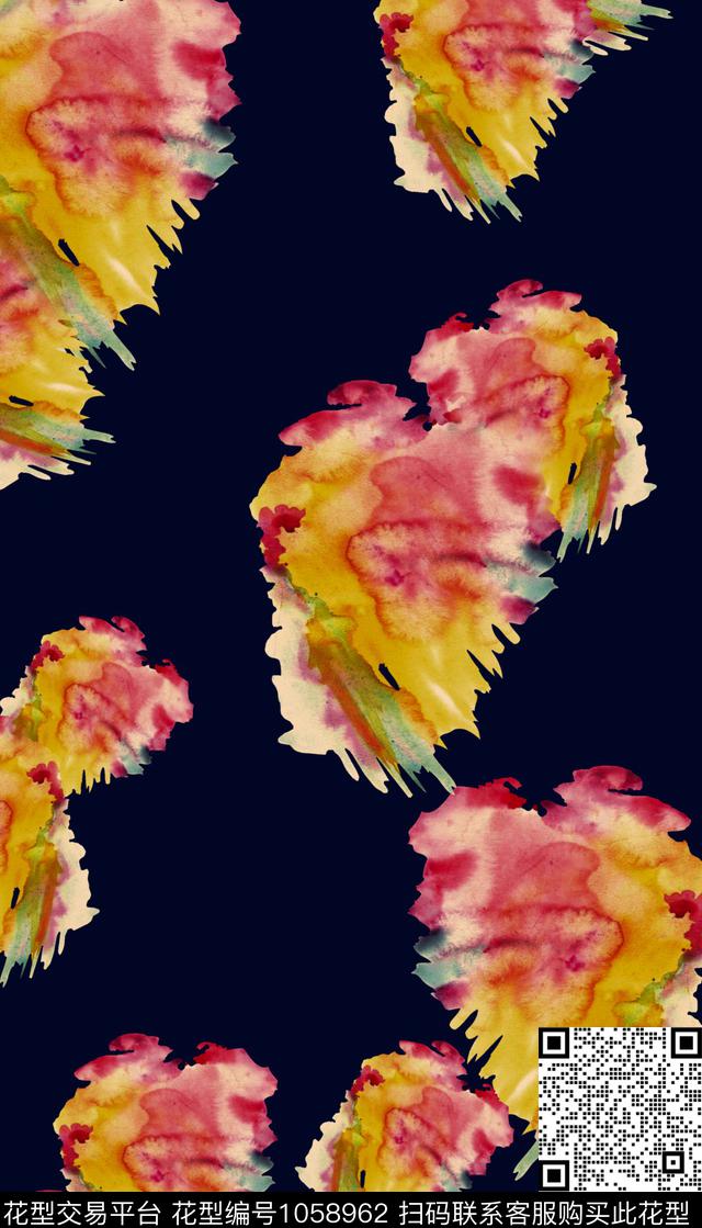 数码华亿平台抽象女装数码印花华亿平台下载（图片编号: 1058962） - 瓦栏（Walan）