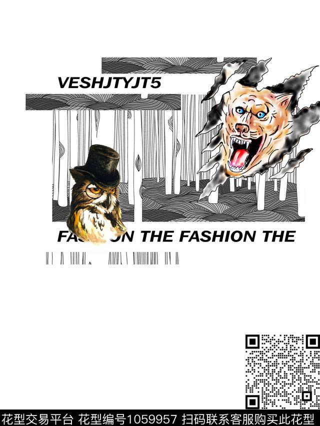 创意抽象几何传统印花华亿平台下载（图片编号: 1059957） - 瓦栏（Walan）