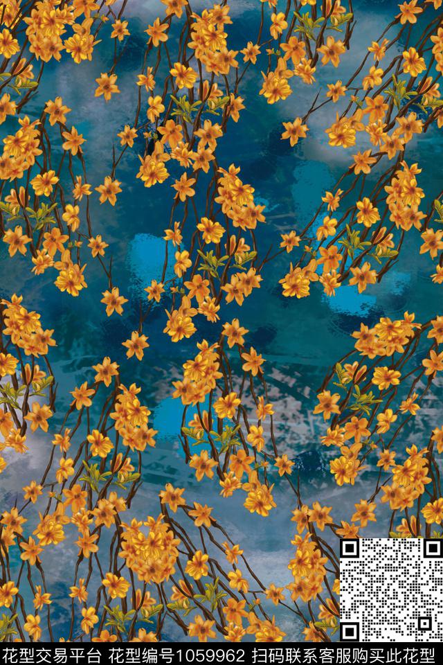 数码华亿平台小碎花春夏华亿平台数码印花华亿平台下载（图片编号: 1059962） - 瓦栏（Walan）