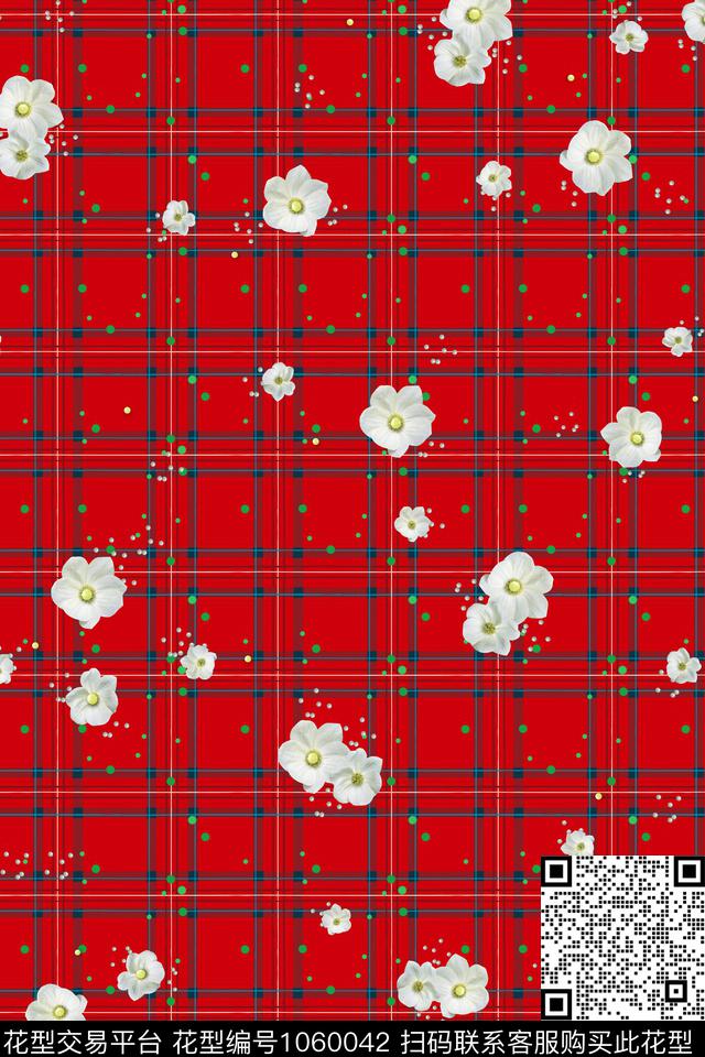 条纹格子波点数码印花华亿平台下载（图片编号: 1060042） - 瓦栏（Walan）