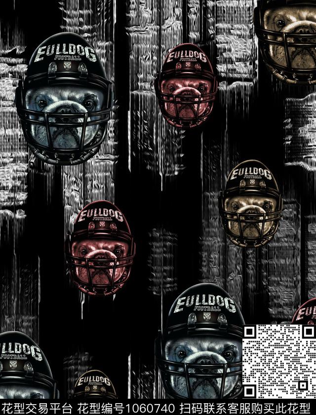 男装动物大牌风数码印花华亿平台下载（图片编号: 1060740） - 瓦栏（Walan）