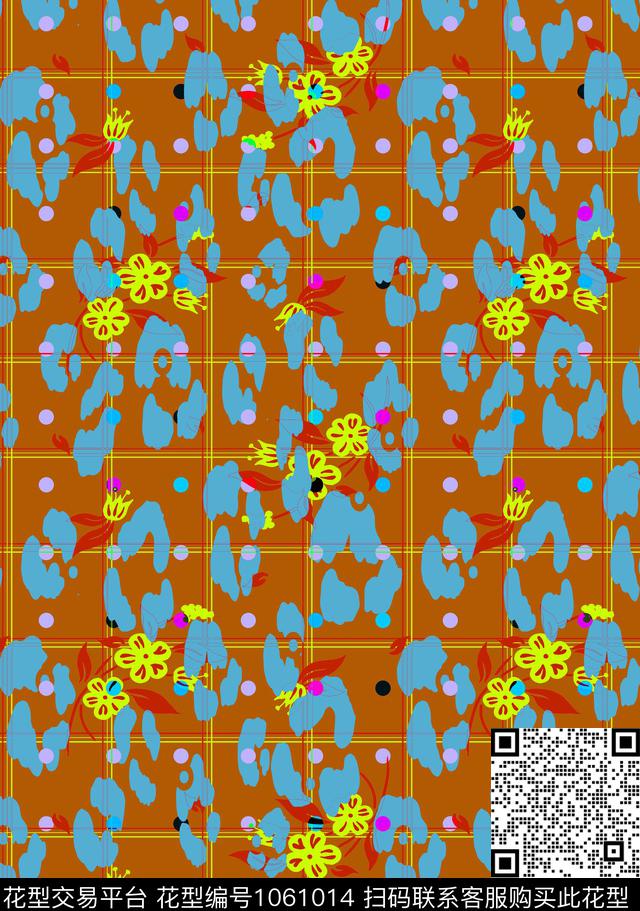 数码华亿平台女装几何数码印花华亿平台下载（图片编号: 1061014） - 瓦栏（Walan）