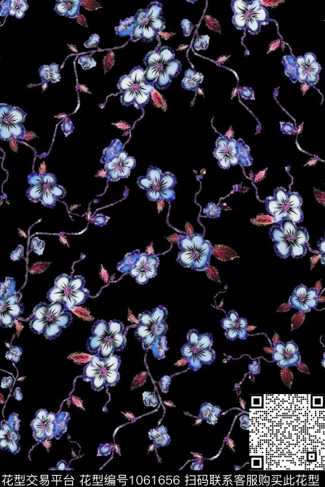 数码华亿平台抽象男装传统印花华亿平台下载（图片编号: 1061656） - 瓦栏（Walan）