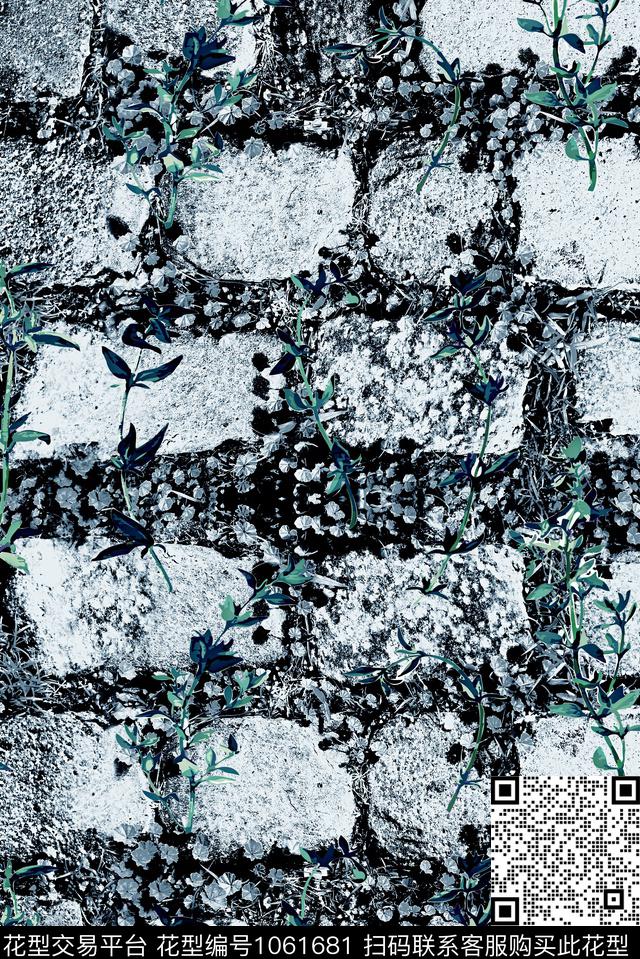 数码华亿平台男装绿植树叶数码印花华亿平台下载（图片编号: 1061681） - 瓦栏（Walan）
