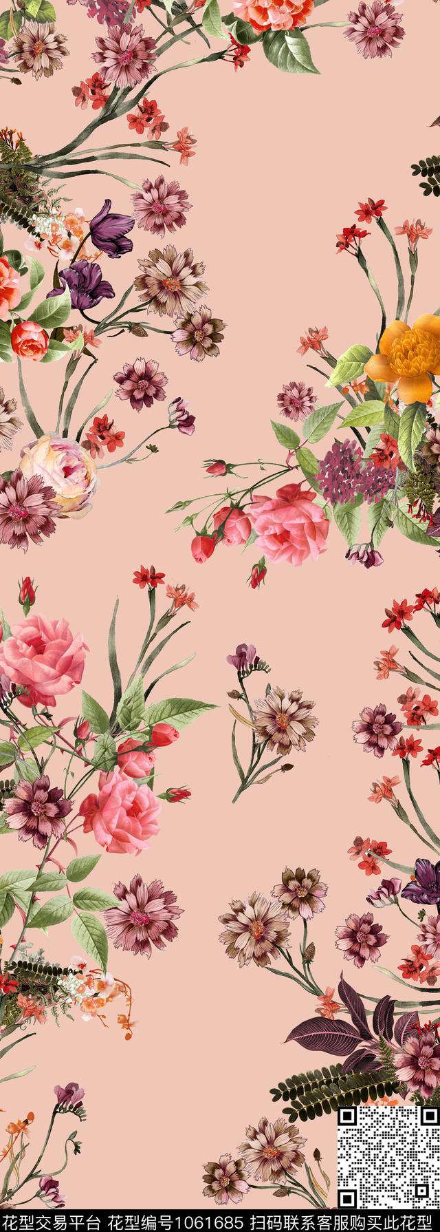 条格线条画条纹数码印花华亿平台下载（图片编号: 1061685） - 瓦栏（Walan）