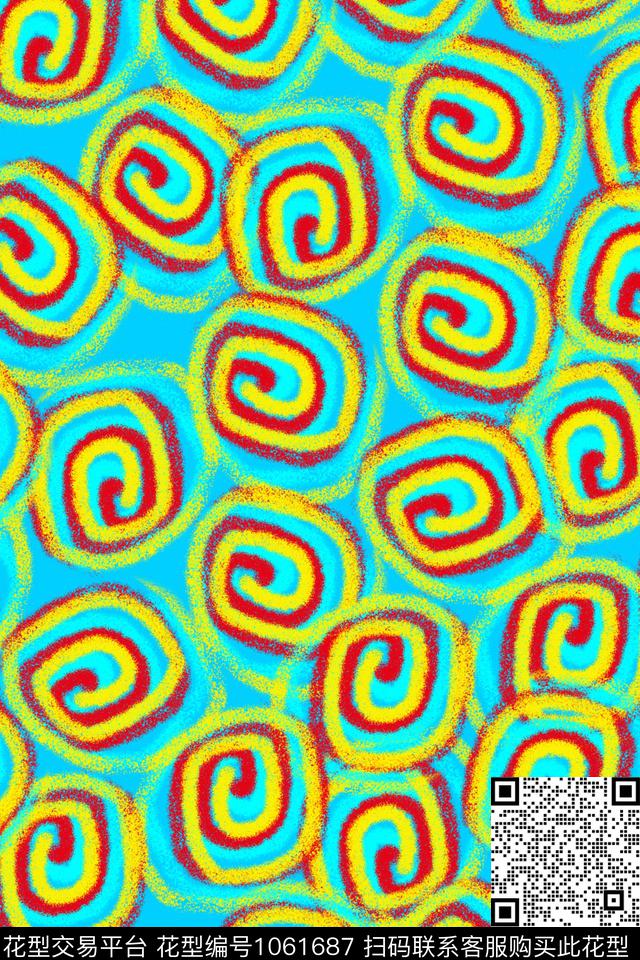 数码华亿平台几何大牌风数码印花华亿平台下载（图片编号: 1061687） - 瓦栏（Walan）