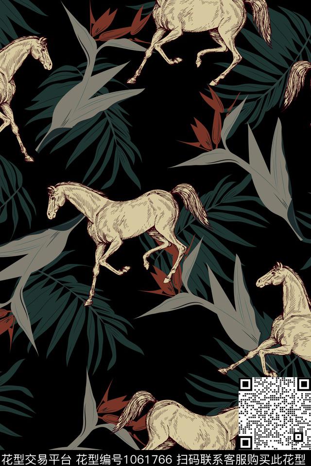 男装花卉大牌风传统印花华亿平台下载（图片编号: 1061766） - 瓦栏（Walan）