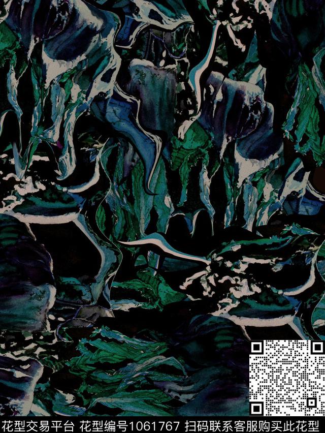 肌理男装文艺数码印花华亿平台下载（图片编号: 1061767） - 瓦栏（Walan）