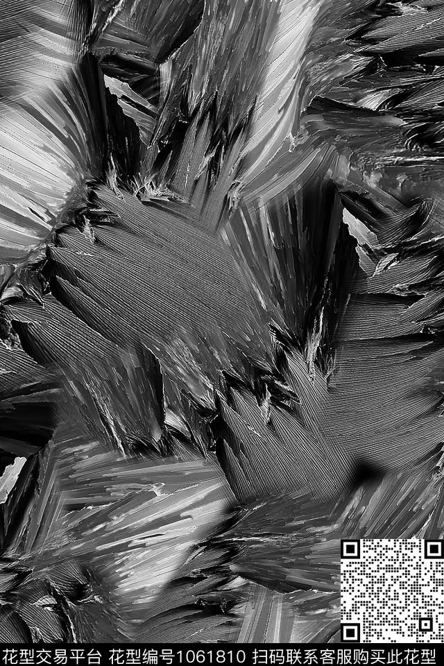 肌理抽象男装数码印花华亿平台下载（图片编号: 1061810） - 瓦栏（Walan）