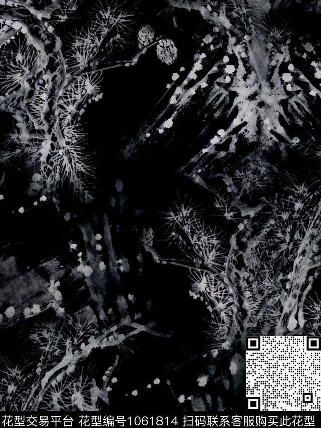 男装文艺复古数码印花华亿平台下载（图片编号: 1061814） - 瓦栏（Walan）