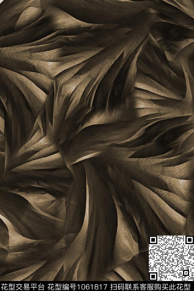 肌理抽象男装数码印花华亿平台下载（图片编号: 1061817） - 瓦栏（Walan）