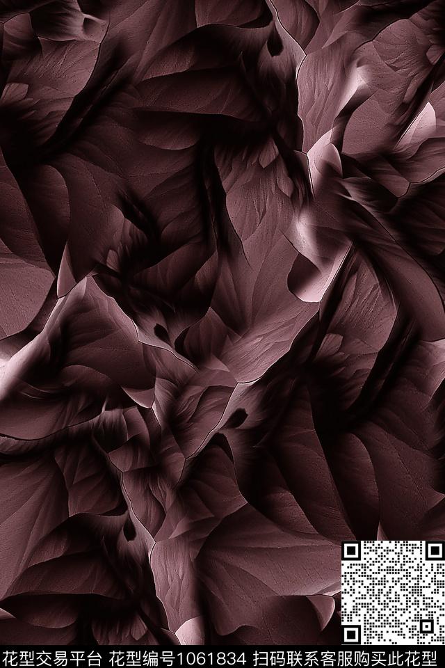 肌理抽象男装数码印花华亿平台下载（图片编号: 1061834） - 瓦栏（Walan）