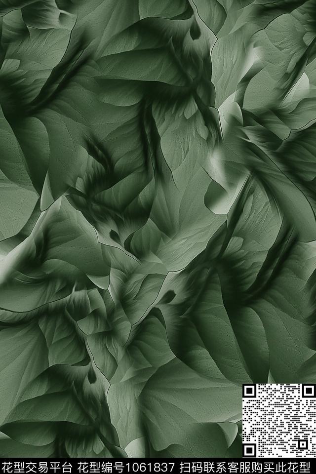 肌理抽象男装数码印花华亿平台下载（图片编号: 1061837） - 瓦栏（Walan）