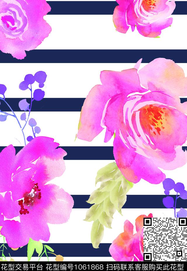 数码华亿平台小碎花月季花数码印花华亿平台下载（图片编号: 1061868） - 瓦栏（Walan）