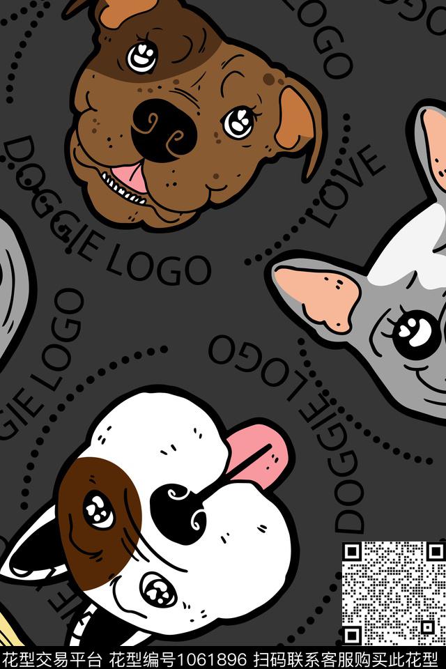 卡通趣味男装数码印花华亿平台下载（图片编号: 1061896） - 瓦栏（Walan）