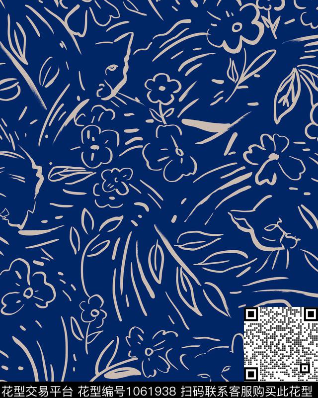 抽象休闲男装传统印花华亿平台下载（图片编号: 1061938） - 瓦栏（Walan）