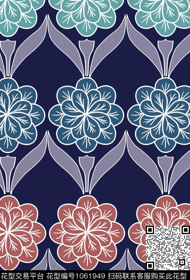 民族风女装复古传统印花华亿平台下载（图片编号: 1061949） - 瓦栏（Walan）