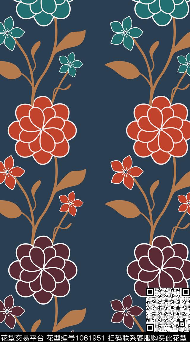 民族风女装复古传统印花华亿平台下载（图片编号: 1061951） - 瓦栏（Walan）