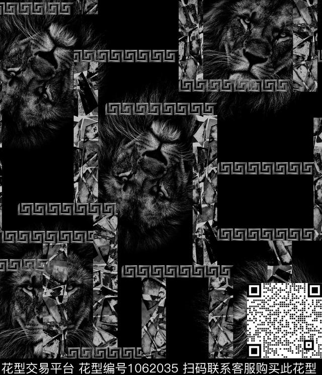 数码华亿平台抽象男装数码印花华亿平台下载（图片编号: 1062035） - 瓦栏（Walan）