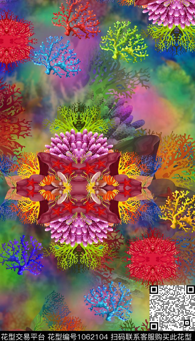 数码华亿平台花卉女装数码印花华亿平台下载（图片编号: 1062104） - 瓦栏（Walan）