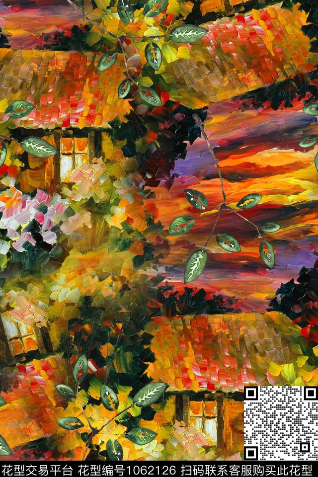 动物花卉数码华亿平台油画华亿平台数码印花华亿平台下载（图片编号: 1062126） - 瓦栏（Walan）